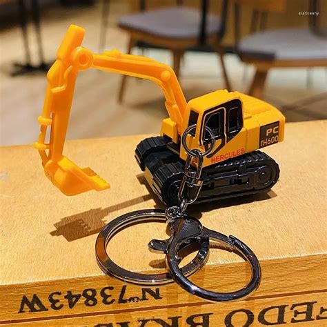 Mini Excavator Keychain 